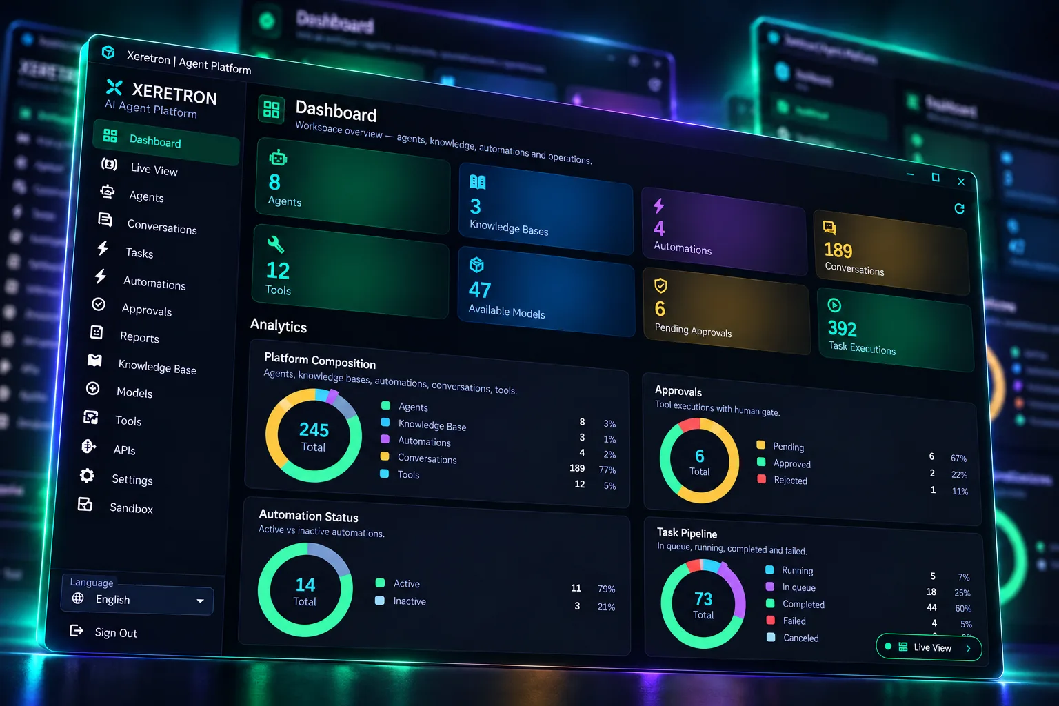 Agent Platform enlarged