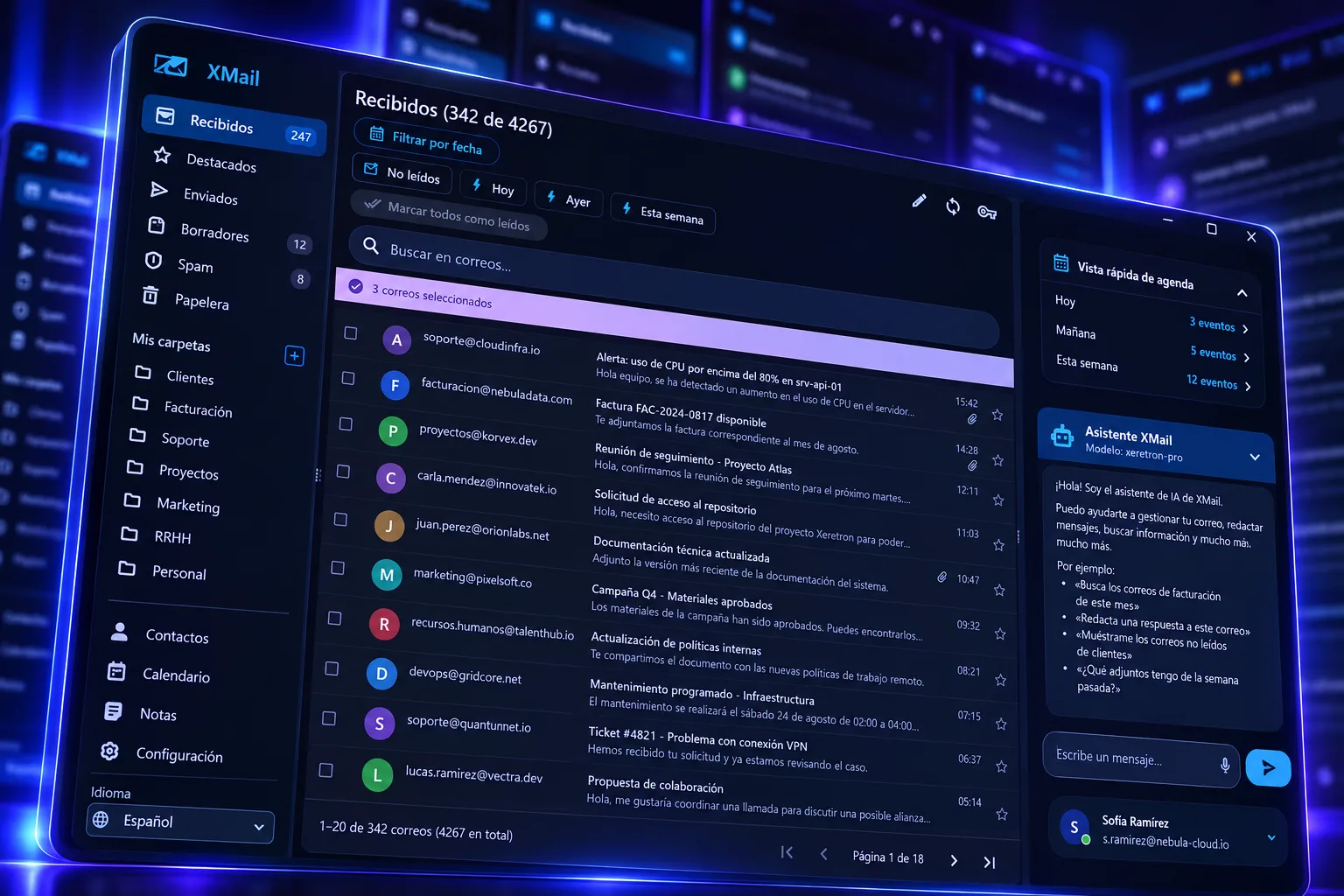 XMail ampliada